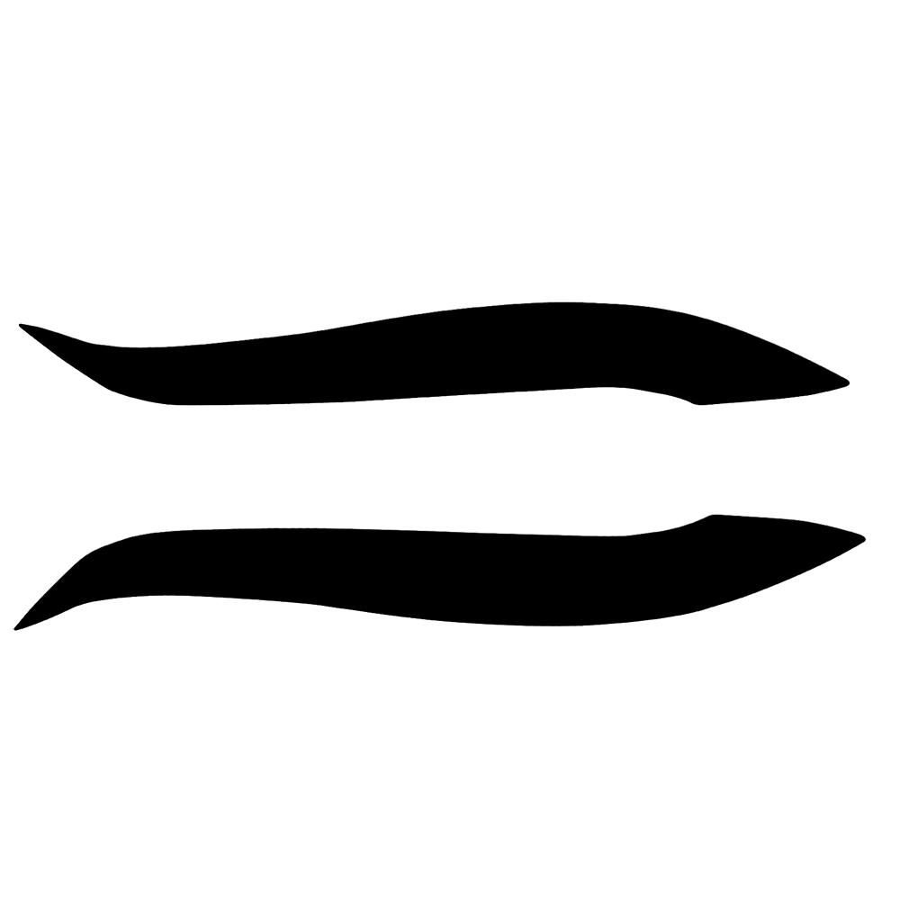 2 шт. Автомобильная наклейка на фару, веко, бровь, накладка для Toyota Starlet Glanza EP91 1996 1997 1998 1999 автомобильные аксессуары