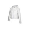 Nike Спортивная куртка Windrunner полупрозрачная однотонная с длинным рукавом и капюшоном на молнии унисекс верхняя одежда белого цвета CU6579-975