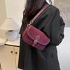 Новые модные роскошные дизайнерские сумки для женщин, прочные наплечные сумки с пряжкой, женские высококачественные винтажные замшевые сумки под мышками