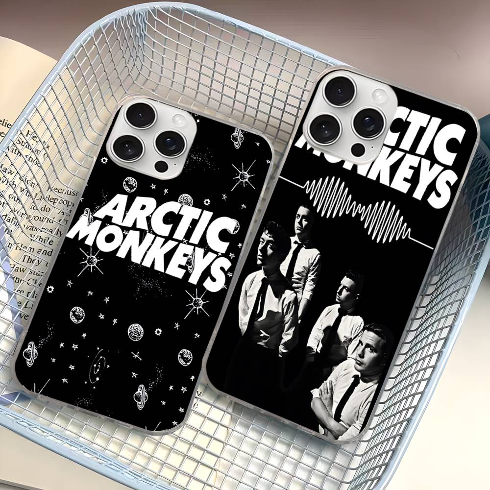 Чехол для телефона A-Arctic Monkeys Band Для iPhone 17 16e 16 15 14 13 12 11 Mini Air Pro Max X XR 7 8 Plus Прозрачный Мягкий Задний Чехол