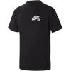 Футболка с коротким рукавом с логотипом SB Skateboarding, мужская, черная DC7818-010