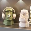 Creative Paper Towel Container Stone Statue Headphone Holder Sunglasses Storage Rack  Household