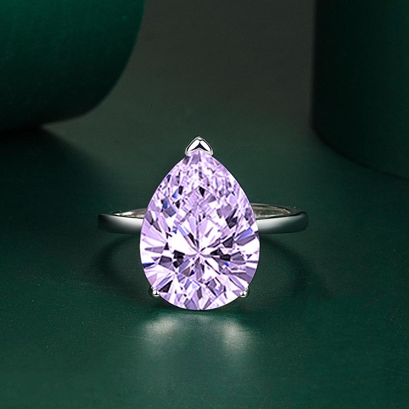 Sace Gems Классическое кольцо из медного сплава с цирконом, женские ювелирные изделия, свадебный подарок для вечеринки