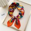 Fashion Decoration Scarf Hairband Tie Hair 70 Small Square Scarf Silk Scarf Women'S Spring And Autumn Versatile Small Scarf Professional Scarf