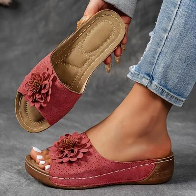 Мягкие женские винтажные сандалии