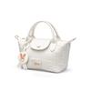 Disney Zootopia Judy Cute Sweet Pleated Texture Design Student Commuting Dating Versatile Crossbody Shoulder Bag Women Handbags Off-white DHF52324-Z