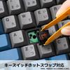 LEOPOLD FC750RBT СЕРО-ГОЛУБОЙ Японская раскладка Kanaless Tenkeyless 91 клавиша Переключатели с возможностью горячей замены Питание от батареек AAA Новейшие переключатели CHERRY MX2A красные