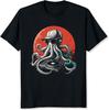 Octopus Shirt for Men Ocean Octopus Cthulhu Graphic Tee Gifts for Music Lover