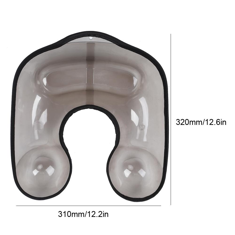 Professional Hair Dyeing Shoulder Neck Tray Barber Hair Perming Container Hairdressing ToolBlack