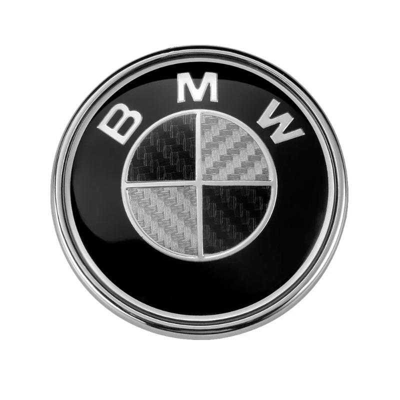 2 шт. 82 мм 74 мм Автомобильная эмблема на капот и значок на багажник для BMW E46 E90 E60 F10 F11 F20 F30 F34 F01 G20 G21 G31 G60 X1 X3 X5 X7