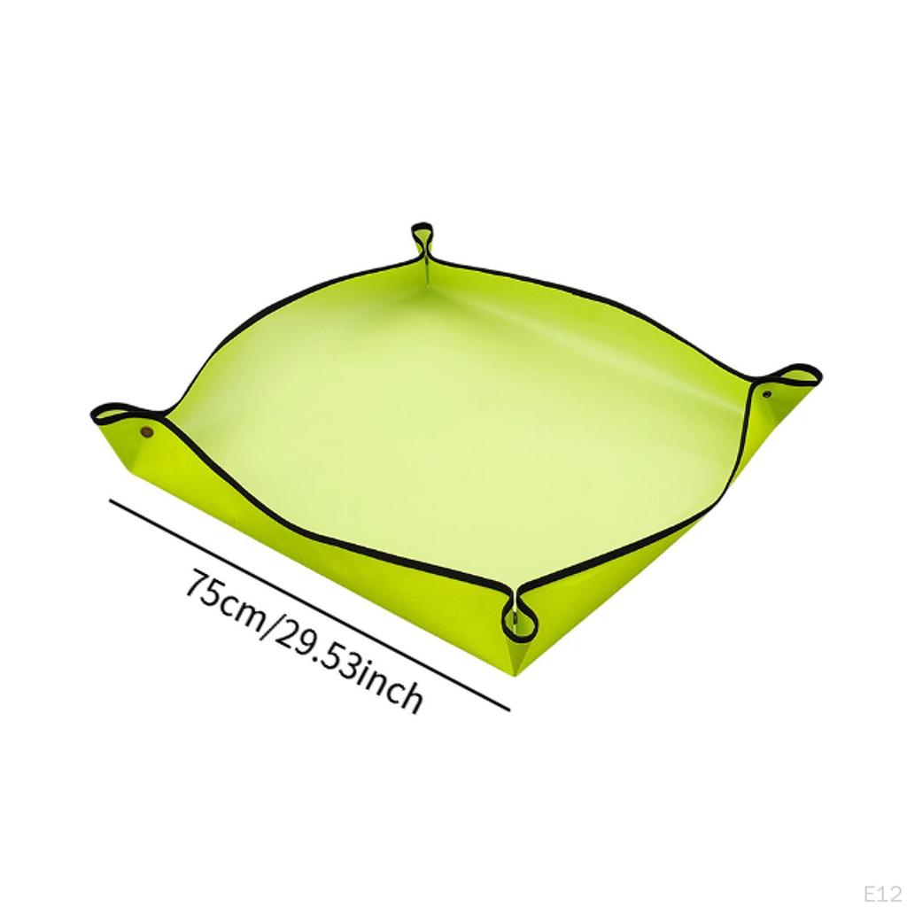 Mat for Repotting, Foldable Design with Mess Control Features