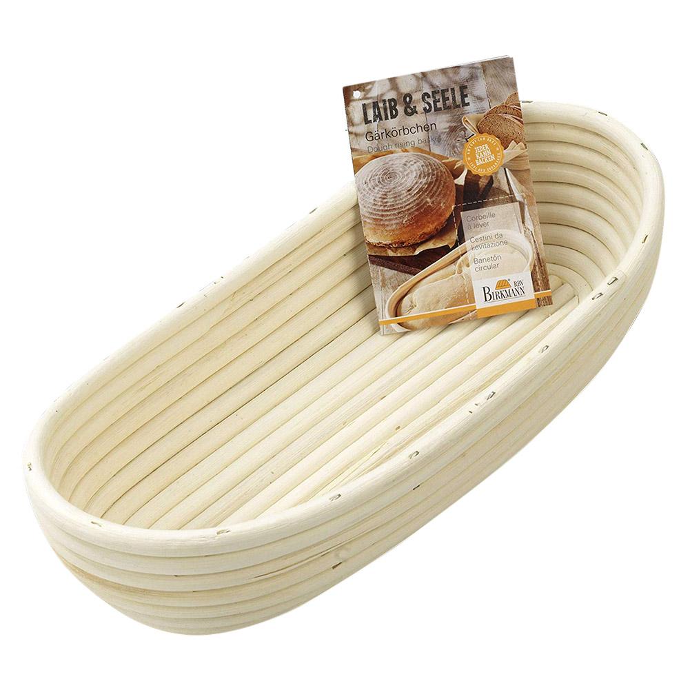 1 шт. Кухонная длинная ротанговая корзина для теста для расстойки, ротанговая корзина для выпечки хлеба, ротанговые корзины для хранения продуктов, 1 шт.