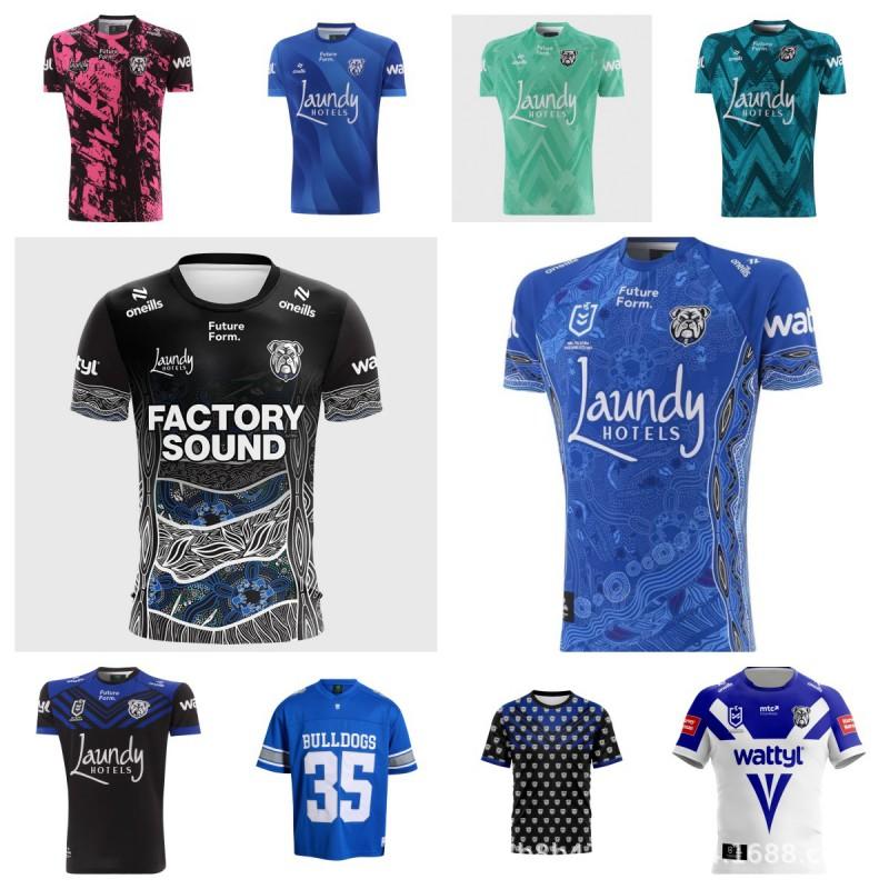 Canterbury Bulldogs 2026 Indigenous Edition Rugby Training Tee Men Women Short Sleeve Cotton Sports T-Shirt