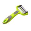 Stainless Steel Blades 3-in-1 Fruit Peeler with Julienne Function Non-Slip Handle Fruits Vegetables Potatoes Carrots Cucumbers Peeler Kitchen Gadget