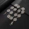 Gothic Round Disk Waist Chain Zinc Zinc Zinc Alloy Pants Chain Fashion Punk Belt Chain  Jeans