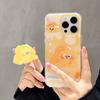 Чехол Ins Chic Cheese для iPhone 16 с подушкой безопасности, прозрачный, эстетичный, стильный, мягкий, прочный, симпатичный, защитный чехол из ТПУ для iPhone 13, 14, 15, 16 Pro Max