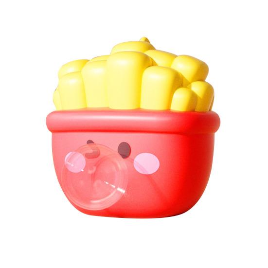 Stress Relief Fast Food Toy Bubble Popping Cartoon Hamburger French Fries Drumstick Ice Cream Cola Squeeze Toy Office Worker