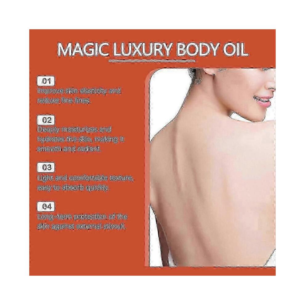 (4pcs) Magics Body Firming Oil Luxury Body Oil Hydrating and Firming Skin Oil for Full Body, Arms, Chest, Thighs and Tummys