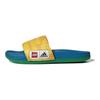 Шлепанцы LEGO x Adilette Comfort K для детей Желтый Синий Детские FZ2867