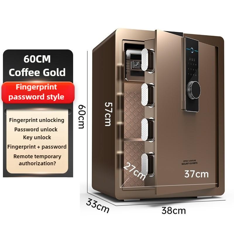 Anti-theft Alarm Digital Safe Deposit Box Small Home Office Safe Box All Steel Bedside Cabinet File Storage Rack