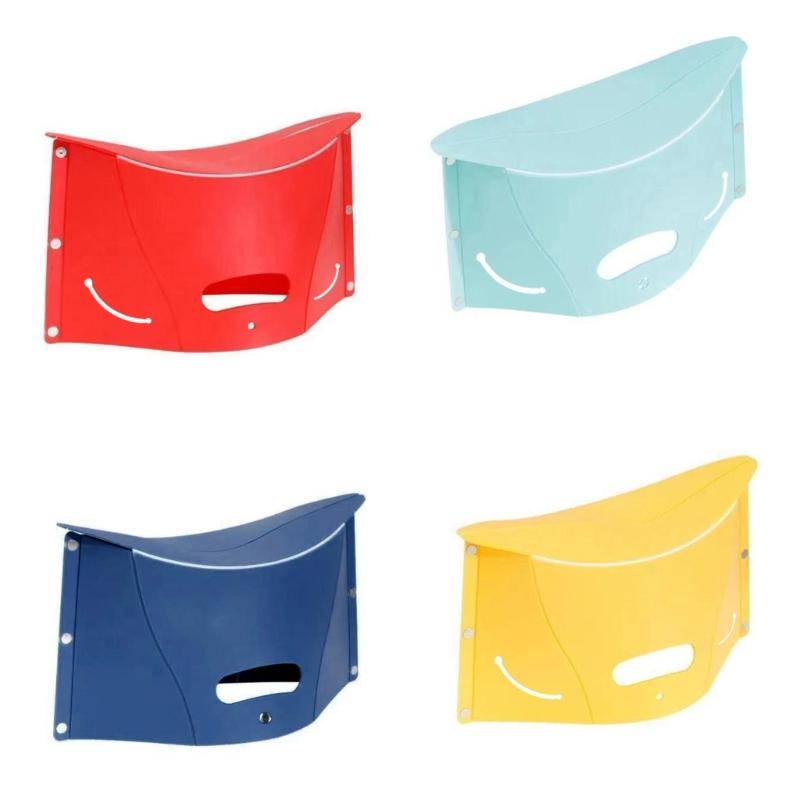 Пластиковый складной стул-карта, сиденья для кемпинга на открытом воздухе, сумка для хранения, портативная корзина для покупок для пеших прогулок, пикников, кемпинга