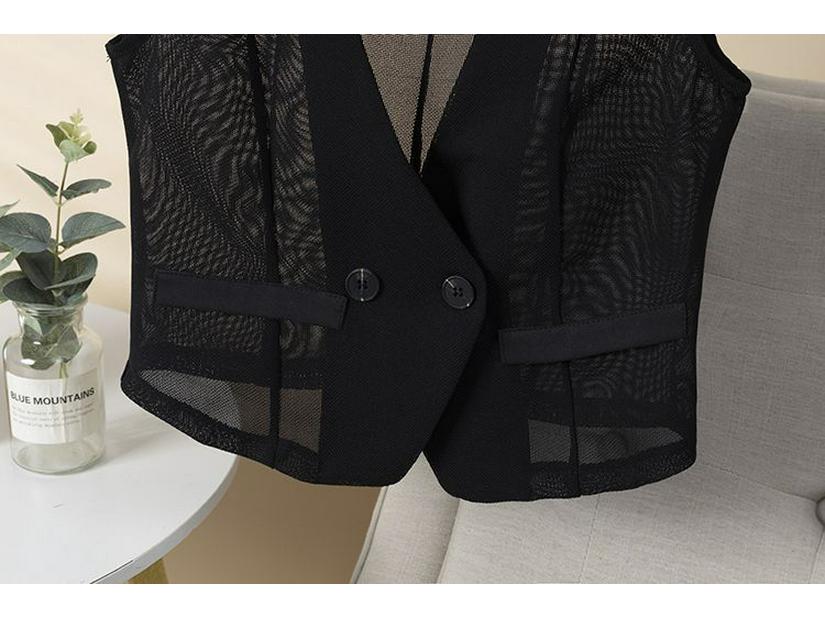 2025 Women's V-Neck Mesh Slimming Summer Vest