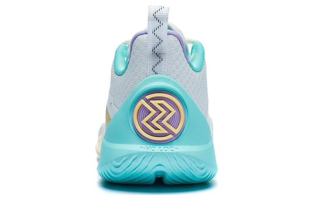 Li Ning Speed 10 Low top Basketball Shoes Men's White Purple ABAT085-68