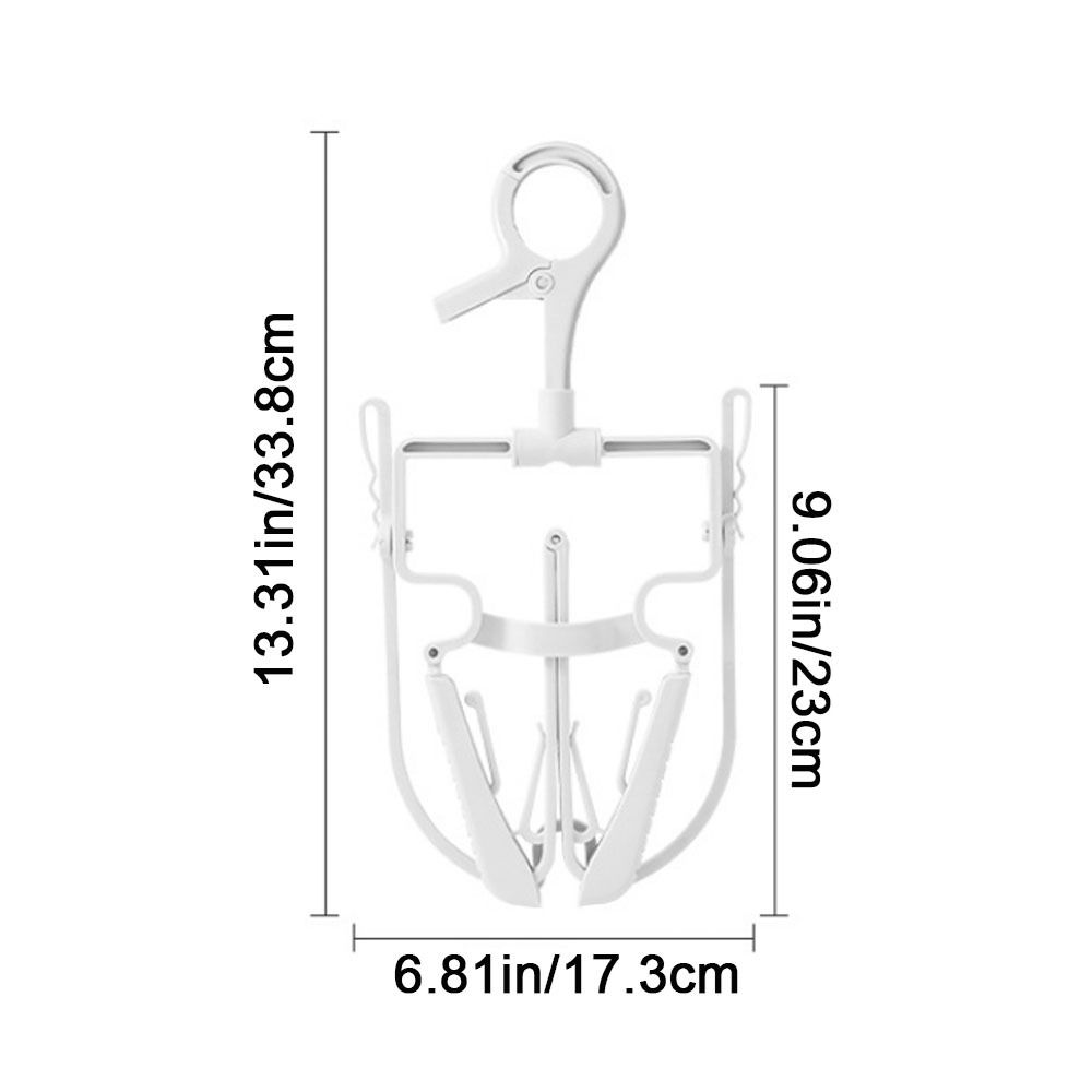 2Pcs Rotatable Folding Hoodie Hanger Plastic Clothes Hangers High-neck Sweater Hanger  Travel