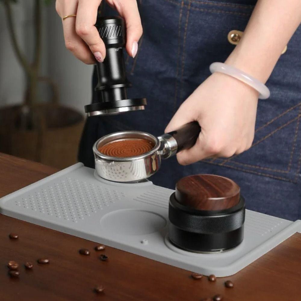Silicone Espresso Tamping Mat Non-Slip Coffee Press Pad Coffee Tamper Mat Office