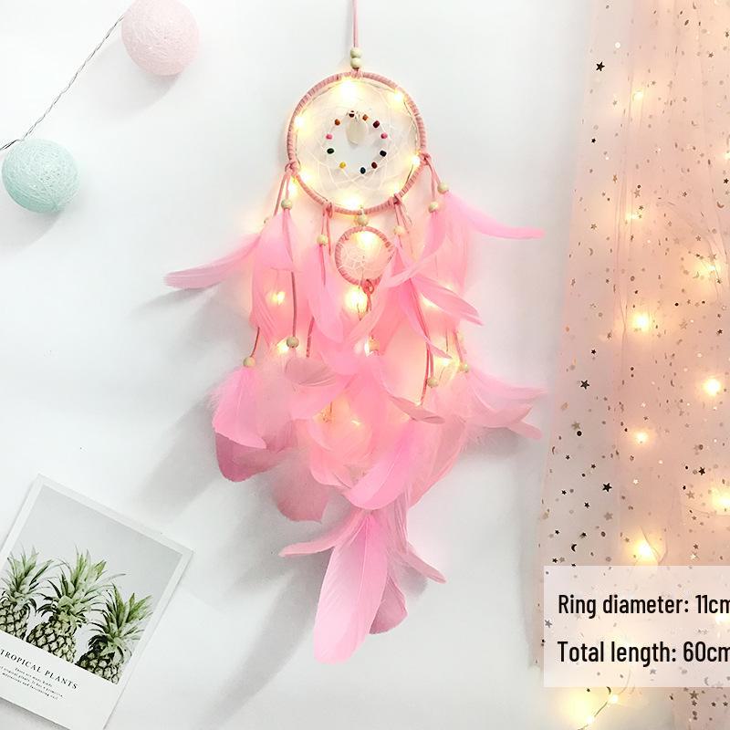 Подвеска-колокольчик в виде ловца снов «Три жизни, три мира» ручной работы — креативный подарок для украшения комнаты