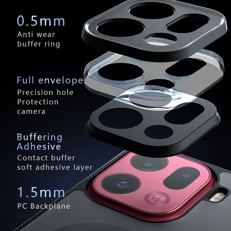 Для OPPO Find X9 Pro X9 Чехол Ударопрочный Магнитный Матовый PC+TPU Защита от отпечатков пальцев Полупрозрачная Крышка для Find X 9