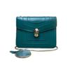 [Б/У] Serpenti Forever Классическая цепочка с застежкой в виде головы змеи Наплечный ремень Маленькая сумка через плечо из телячьей кожи - Хорошее состояние #4YOQED