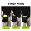 Portable Adjustable Dog Treat Pouch, Large Capacity Walking Waist Bag Foldable Pet Snack Carrier Outdoor Feeding Storage Pack