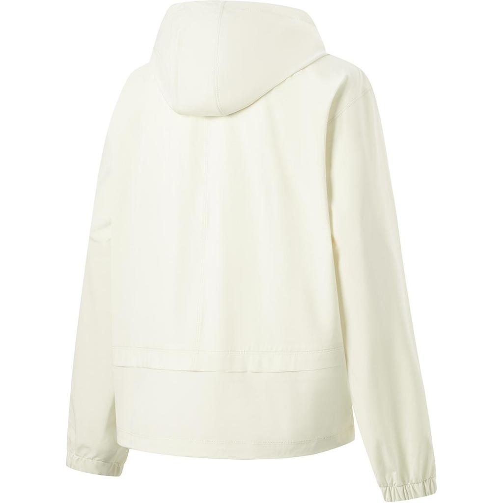 Li Ning Fitness Series Hooded Solid Color Casual Sports Jacket Women Jacket Fat-Yellow AFDU518-4