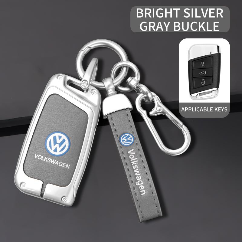 For VOLKSWAGEN VW Zinc Alloy Car Key Case Cover Key Protection Shell For VW Volkswagen Magotan Magotan GTE Passat B6 B7 B8 CC Ar
