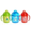 Чашка-непроливайка, 225 мл, мультяшный дизайн, двойные ручки, пищевые материалы, детская бутылочка-непроливайка для путешествий