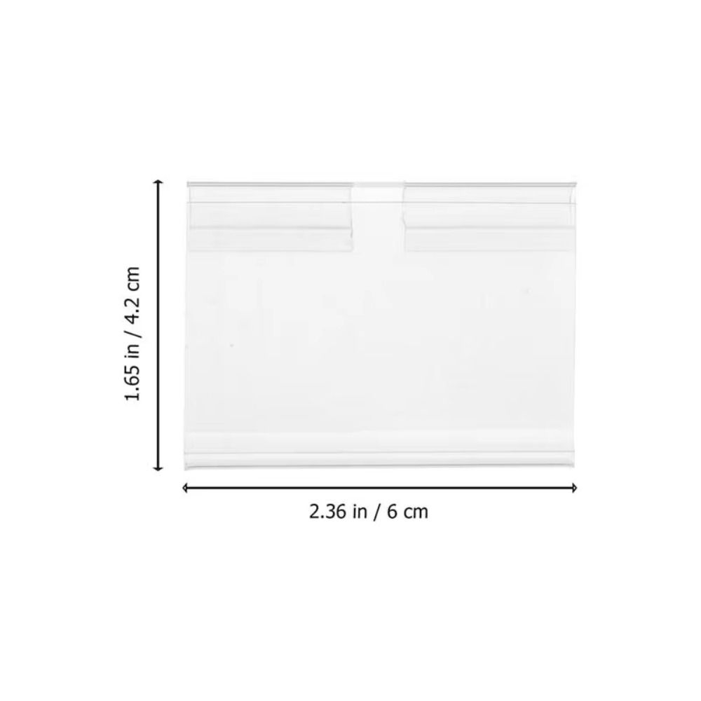 Price Tag Supermarket Label Display PVC Plastic Retail Shelf Card Slot  Mall Shop