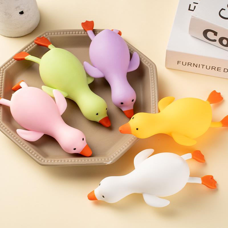 Duck Stress Toys Squeeze Vent Squishy Anti-Stress Abreact Stress Ball Decompression Fidget Sensory Toys Christmas Party Gift
