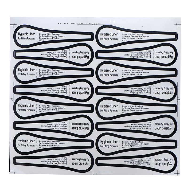 80Pcs/Set Hygiene Label Swimwear Lingerie Underwear Brief Bikini Try On Sticker