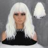 LISI HAIR Длинные синтетические парики боб для женщин, повседневная одежда, черные и коричневые длинные волнистые парики с челкой, термостойкое волокно, волосы для косплея