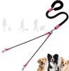 Dog Lead with Two Prongs for Small Worn Over the Shoulder or Shoulder for Small and Can Tow Two Dogs with One Highly Functional Pet Towing Prevents