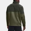 Under Armour RUSH Свитшоты Мужские Армейский Зеленый Стойка Умеренный Обычный 1366122-390