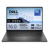 Dell 16 DC16250 Laptop with 5 120U 16GB 512GB Windows Carbon Repair Service Hard Drive Return 16-inch Intel® Core™ Processor, Processor, Memory, SSD,