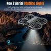 Lightweight Night Flight Light 2-IN-1 Luminous Landing Gear for DJI NEO 2 Drone Accessories