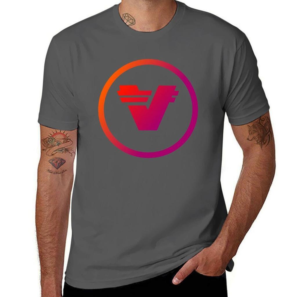 Verasity Crypto Logo, VRA T-Shirt Funny T Shirts Man T Shirt Man Designer T Shirts for Man Graphic Funny T-Shirt