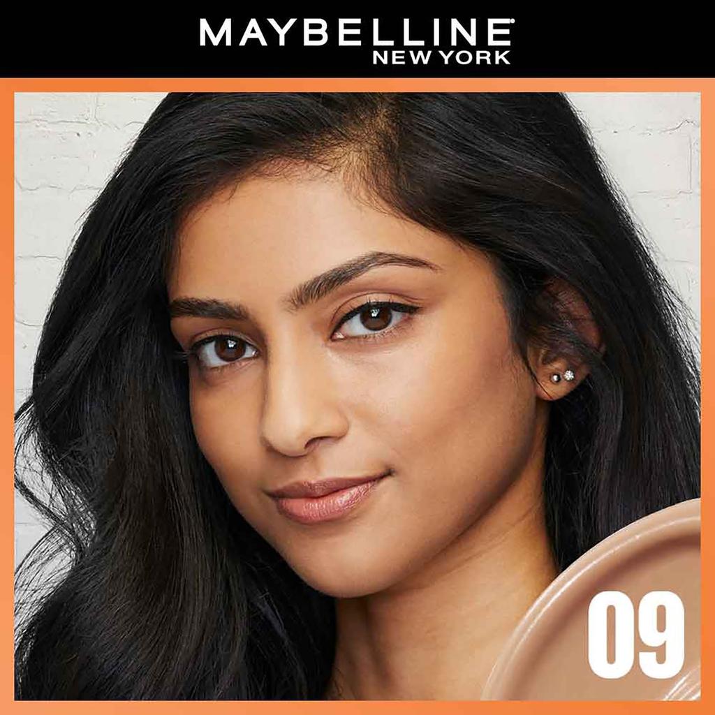 Maybelline New York Liquid Foundation SPF 50 With Vitamin C Natural Coverage Skin Tint 30ml Shade 09 Daily Use