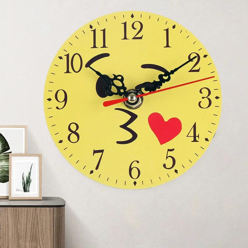 Bedroom Home Lighthouse Mediterranean European Country Clock Silent Non-ticking Available for Kitchen Living Room Cafe