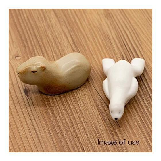 Подставка для палочек из Ариты, печь Kitagawa Binsen, прибл.. 5x2см, Капибара, Сделано в Японии