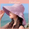 Летняя шляпа от солнца для женщин с широкими полями, защита от УФ-лучей, легкая нейлоновая кепка-солнцезащитный козырек
