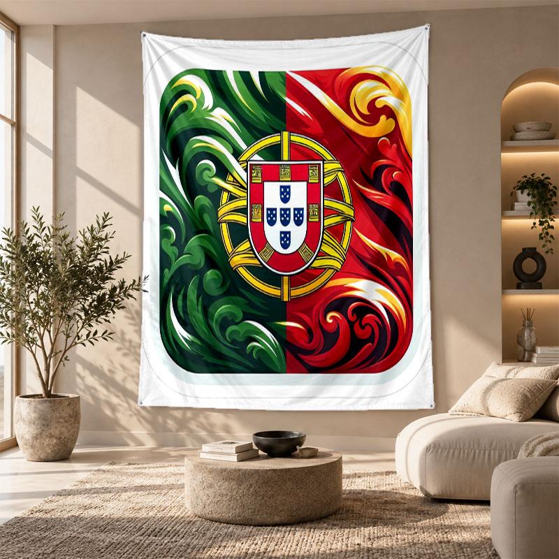Decorative Tapestry,Portugal Printed Wall Art, Lightweight Wall Hanging For Bedroom Background
